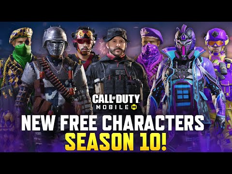 NEW* All Season 10 Free Character skins! Free Captain Price & more! Season  10 Free skins COD Mobile 